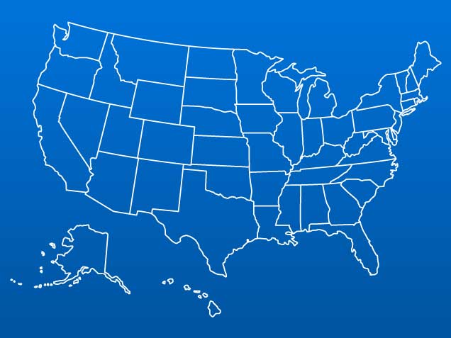 Map of the United States