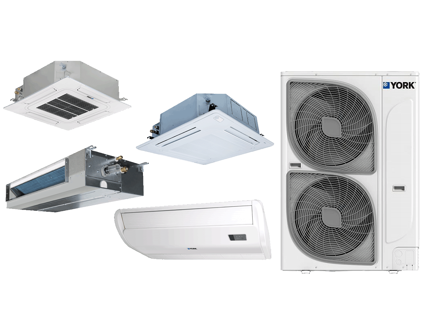 Variable refrigerant flow system products